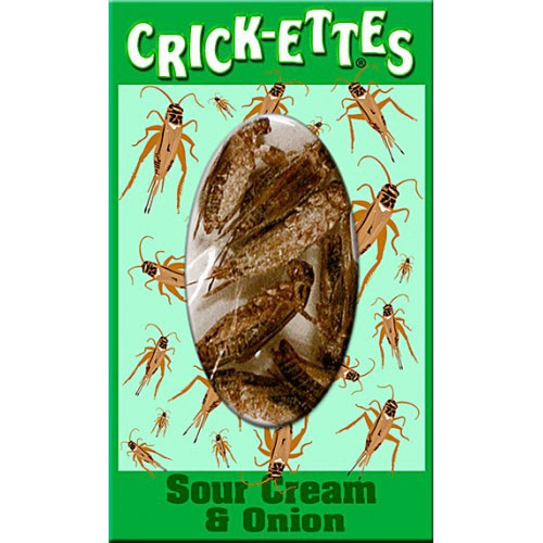 Sour Cream & Onion Crickets, EntoMarket