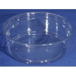8 oz Clear Deli Cups - Punched - 50ct (pinnPACK)