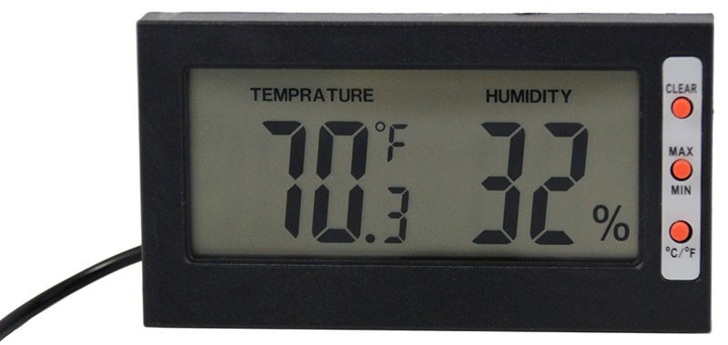 Digital Thermometer/Hygrometer - TekSupply