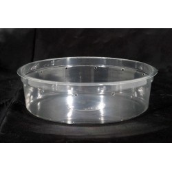 7" Clear Deli Cup - 32 oz - Punched (pinnPACK)