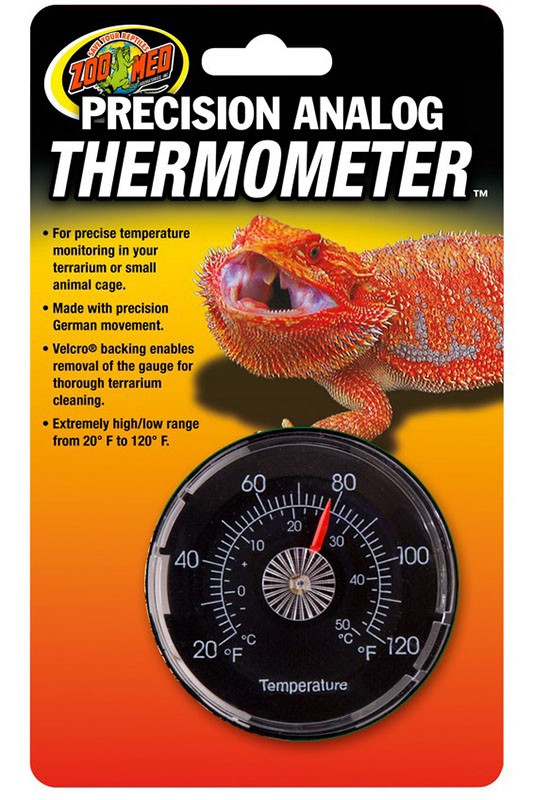 Zoo Med Analog Reptile Thermometer 976197 097612300208