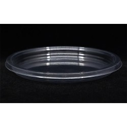 4.5" Clear Deli Cup Lids - 25ct (pinnPACK)