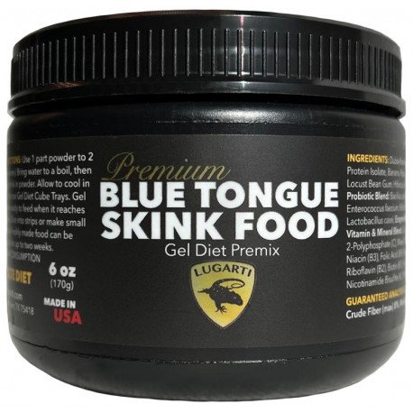 Premium Blue Tongue Skink Food - 6 oz (Lugarti)