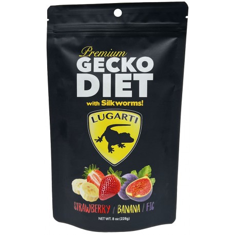 Premium Gecko Diet - Strawberry / Banana / Fig - 8 oz (Lugarti)